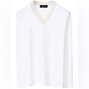Fabiana Filippi jersey v-neck t-shirt White